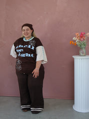 Morning Mantra Oversized Tee | Shell