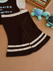 The Perfect Shell Set: Oversized Kids Tee + Bambino Flare Pants