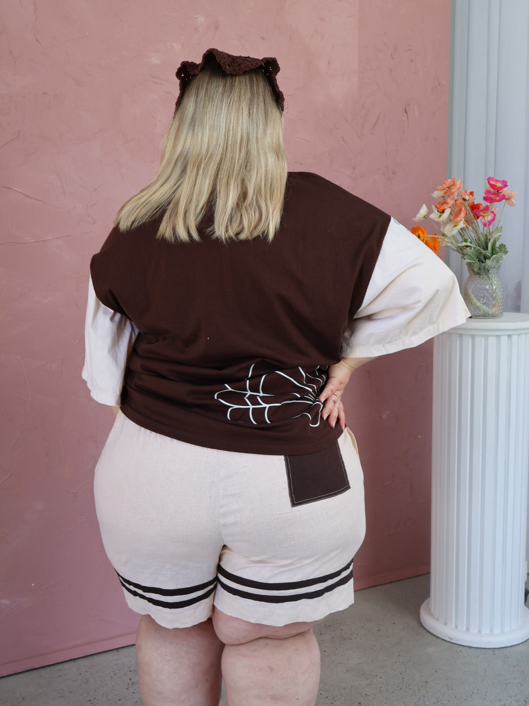 Margo Shorts | Natural + Coco Linen
