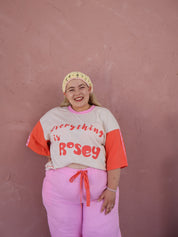 Morning Mantra Oversized Tee | Rosey