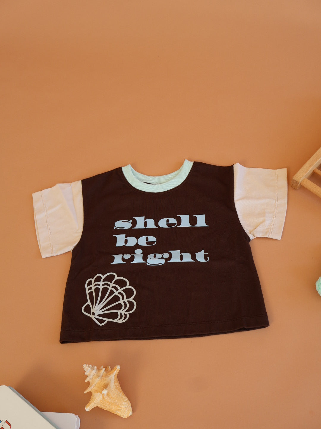 The Perfect Shell Set: Oversized Kids Tee + Bambino Flare Pants