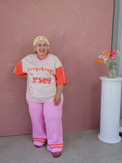 Morning Mantra Oversized Tee | Rosey