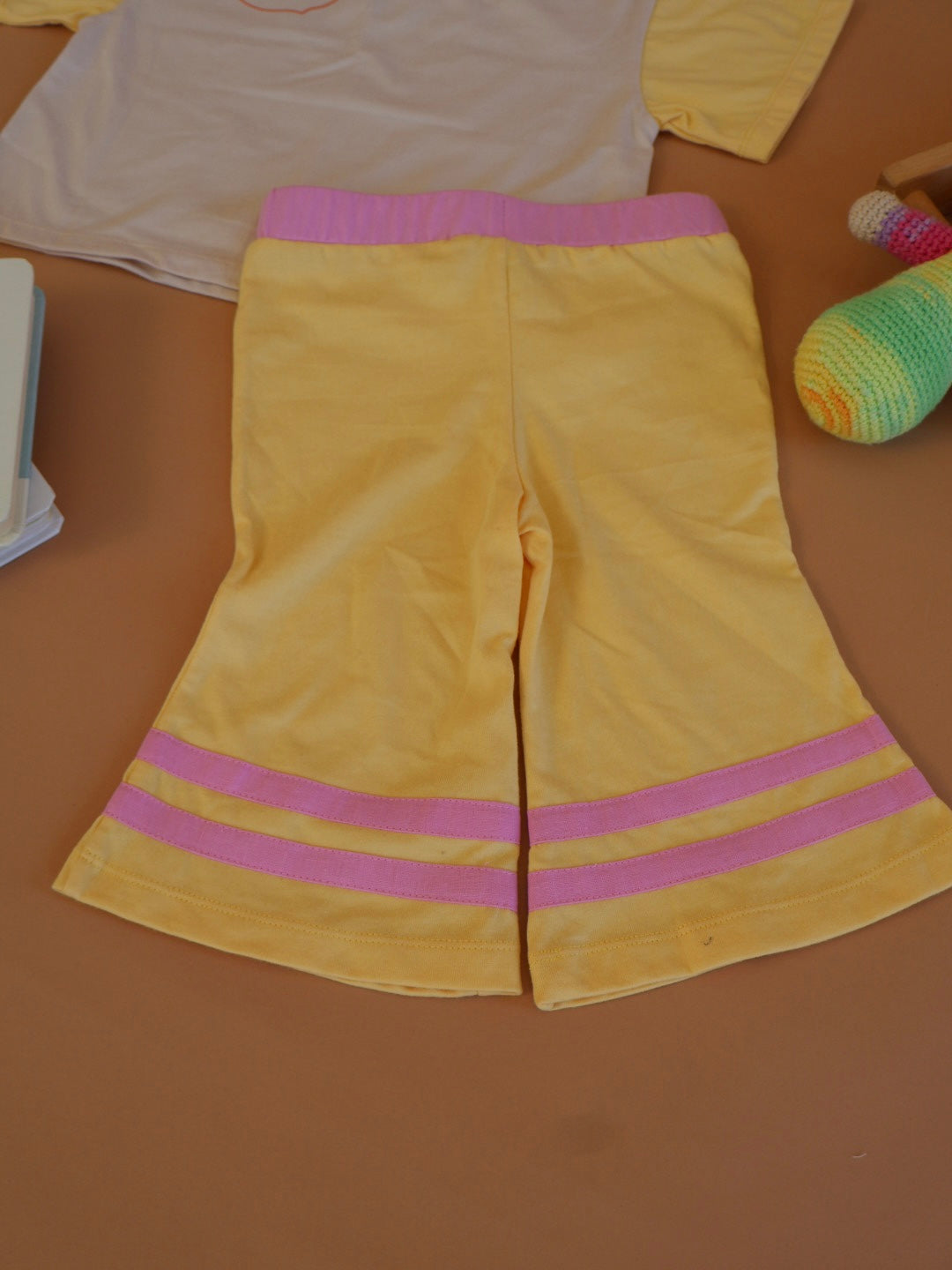 The Perfect Peachy Set: Oversized Kids Tee + Bambino Flare Pants