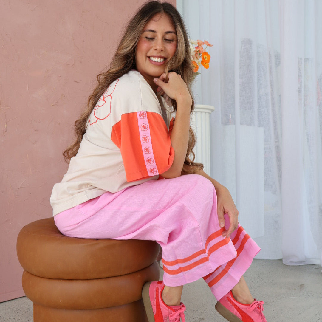 Morning Mantra Oversized Tee | Rosey