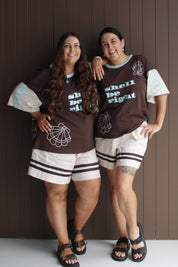 Oversized Cotton Tee | Shell