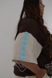 Oversized Cotton Tee | Shell