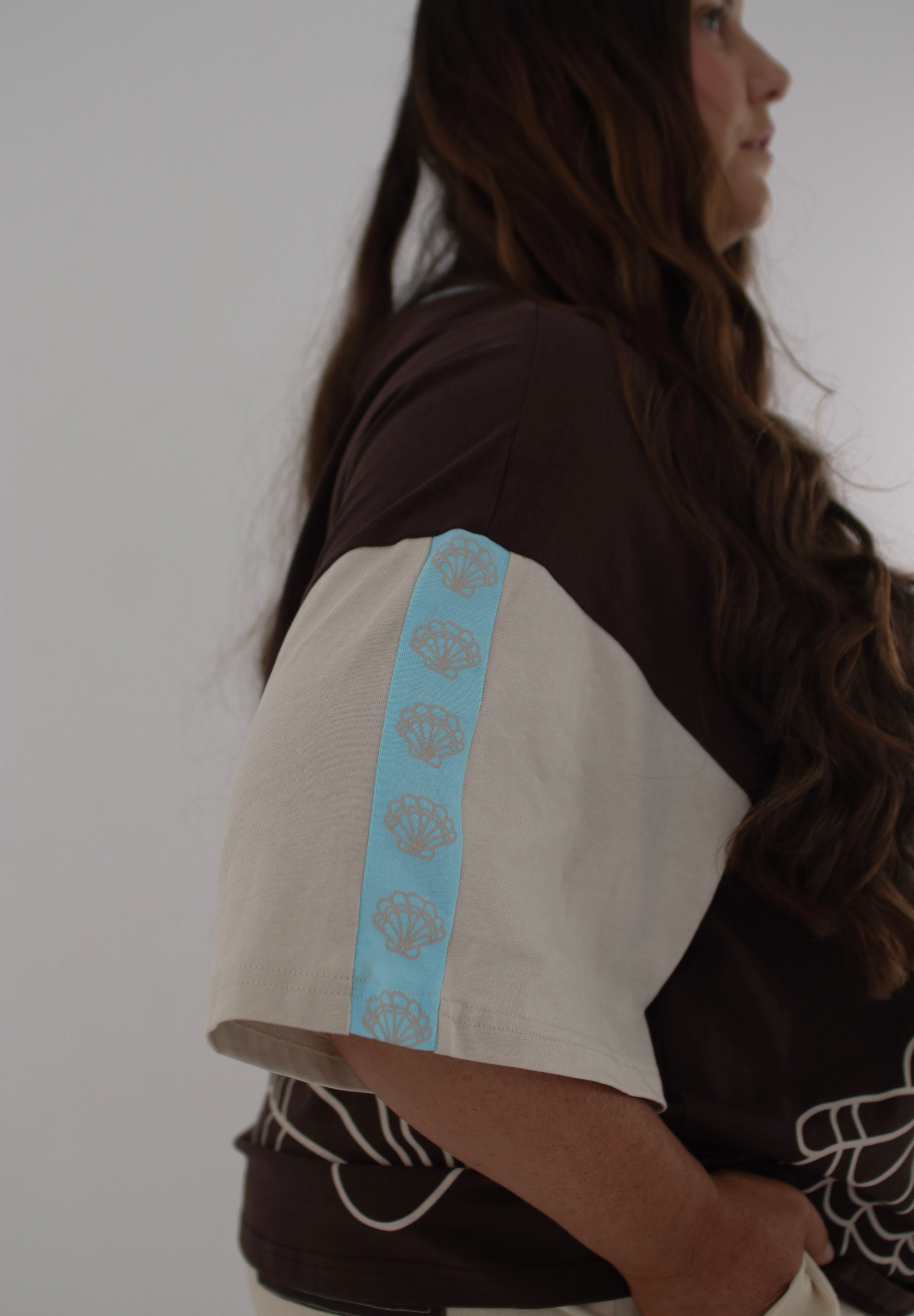 Oversized Cotton Tee | Shell