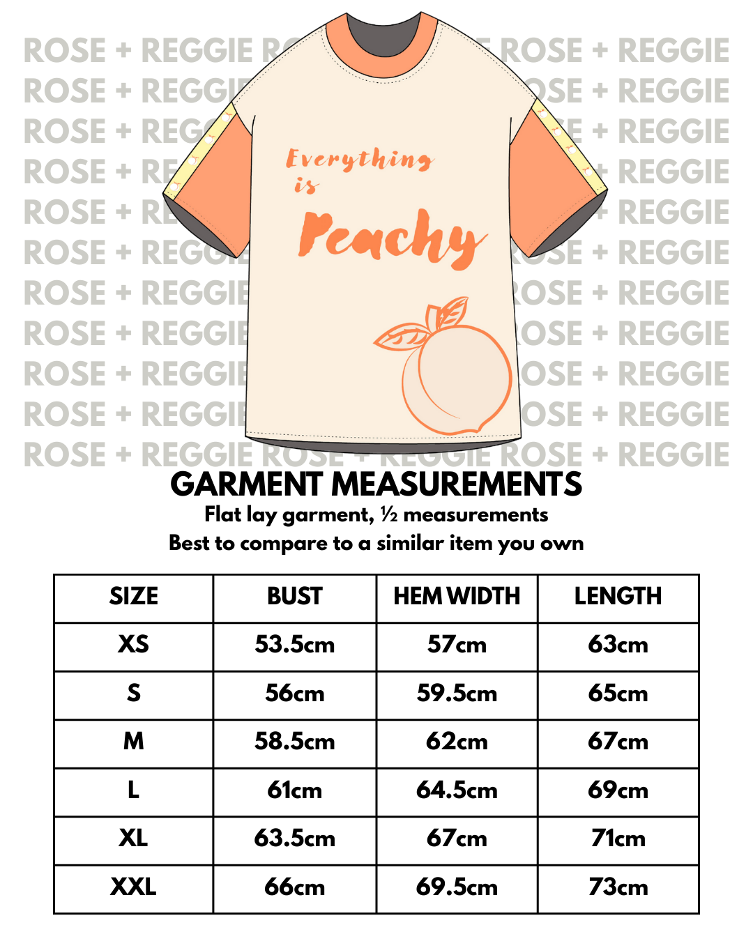 Oversized Cotton Tee | Peachy