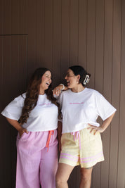 Crop Cotton Tee | Holiday