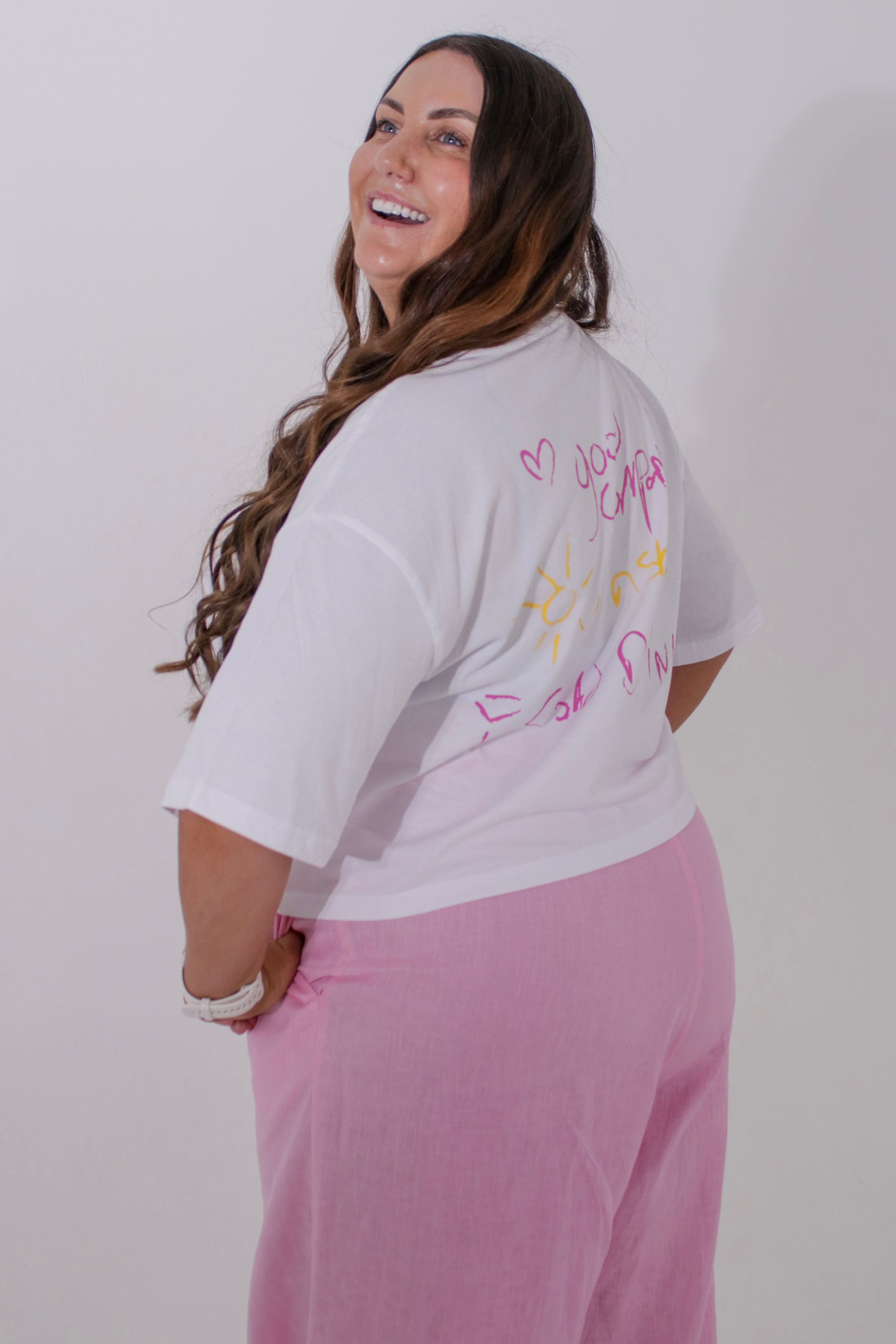 Crop Cotton Tee | Holiday