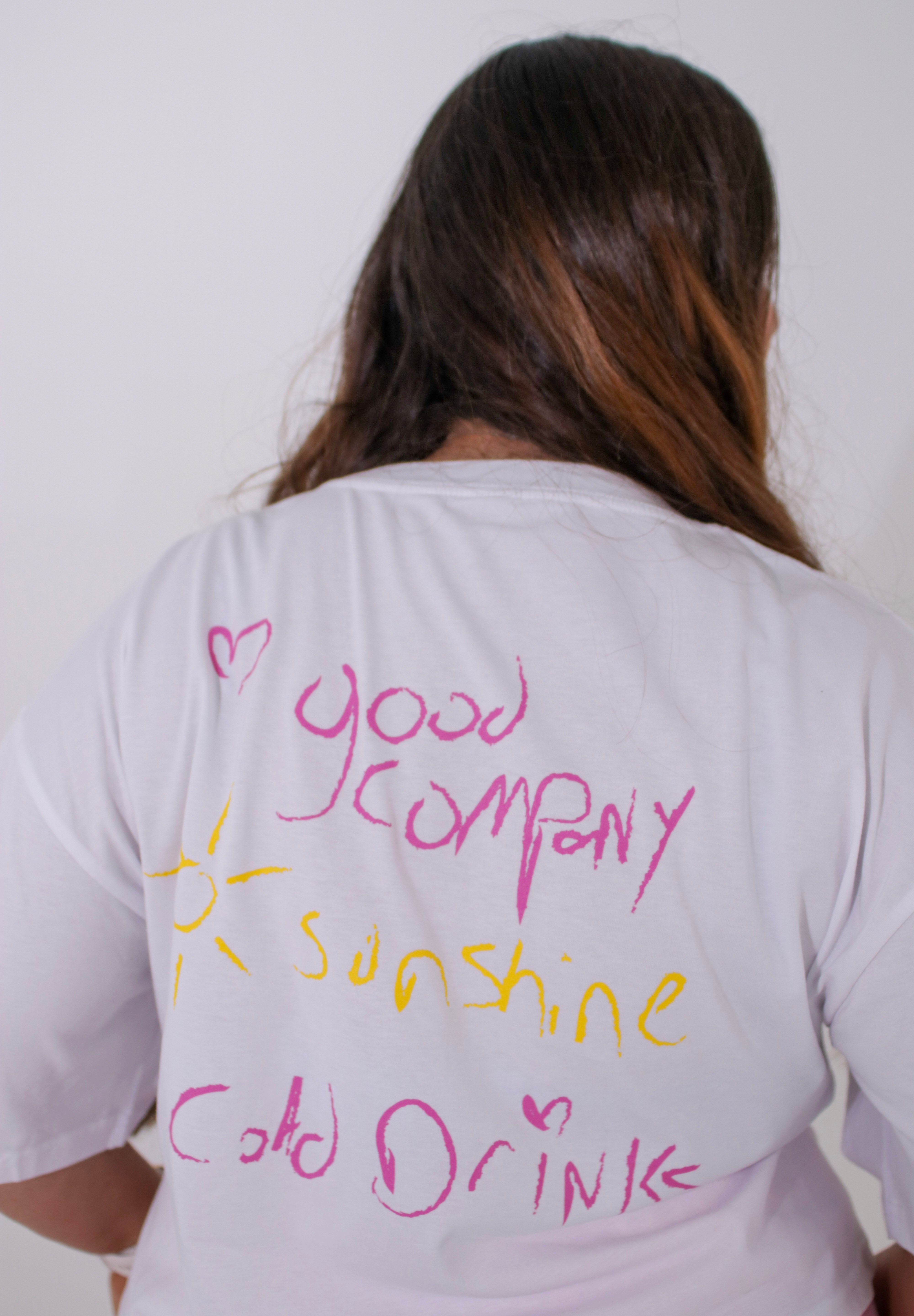 Crop Cotton Tee | Holiday