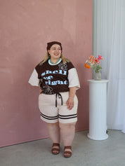 Margo Shorts | Natural + Coco Linen