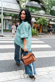 Linen Button Up | Sea Mist
