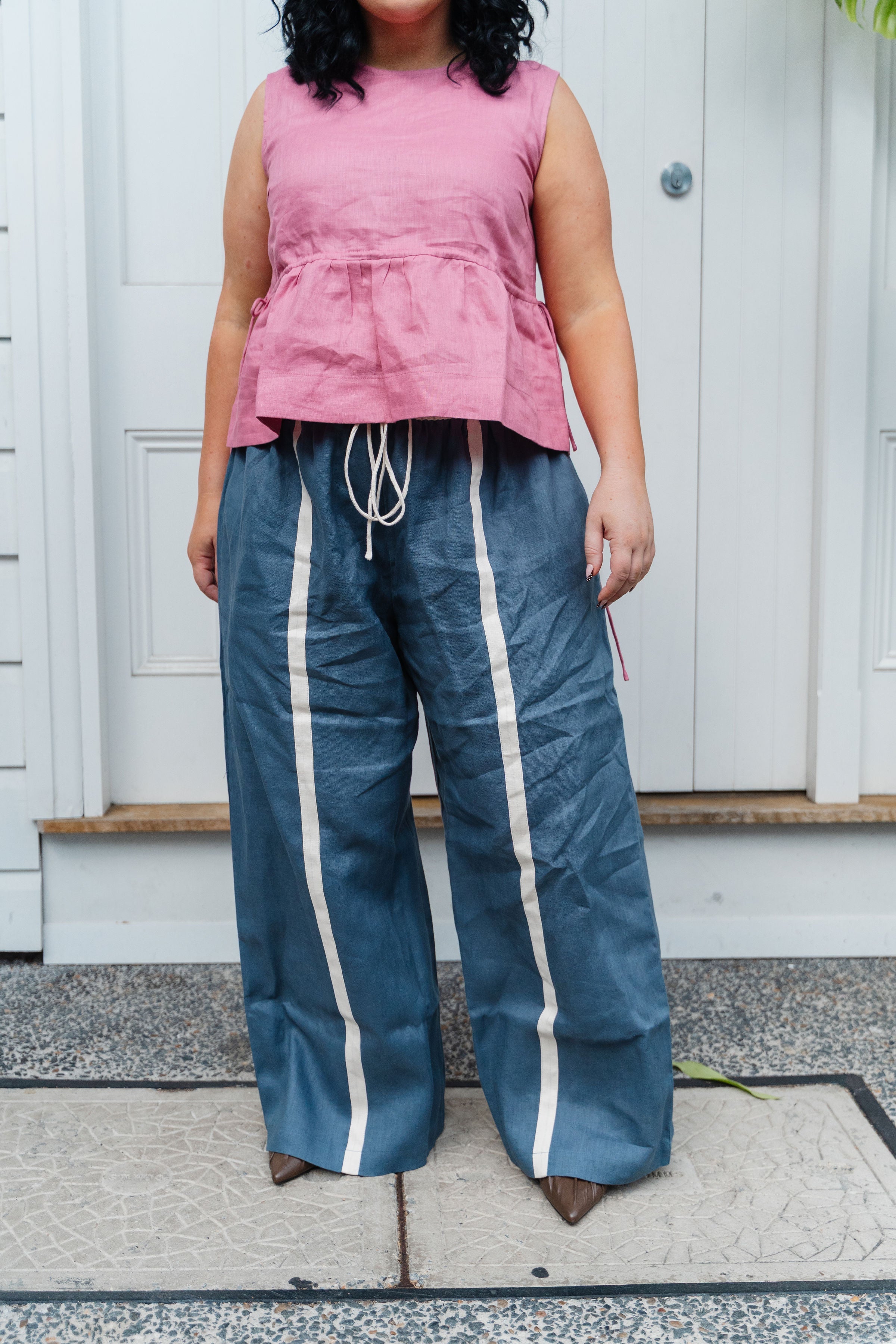 Everyday Linen Pant | Coastal Navy