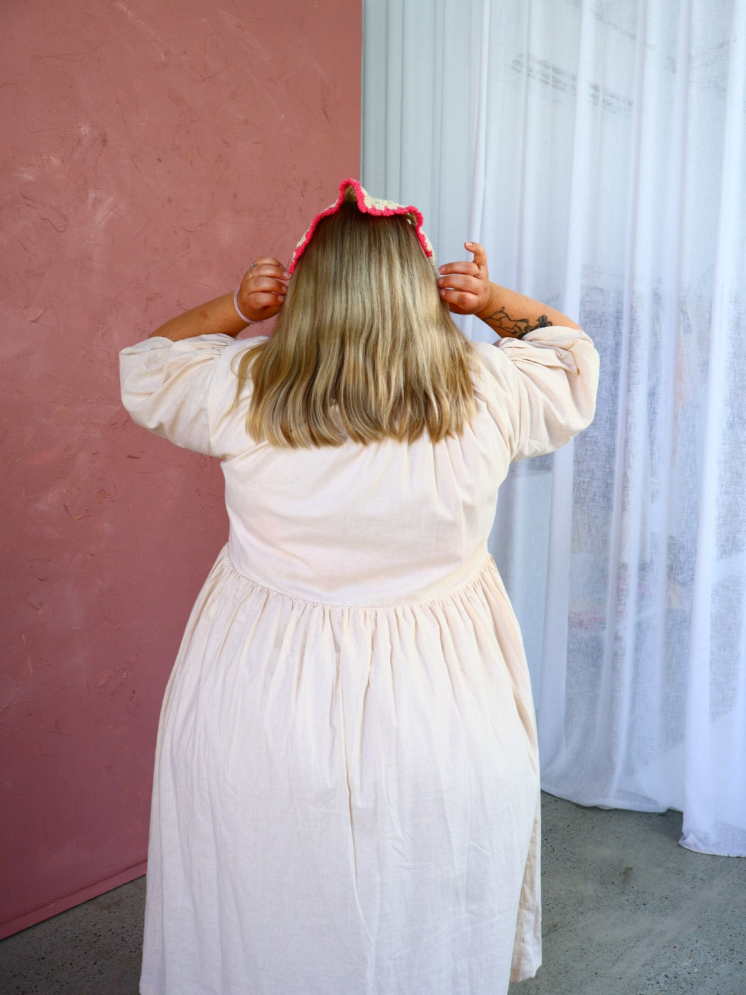 Maple Midi Dress | Natural Linen
