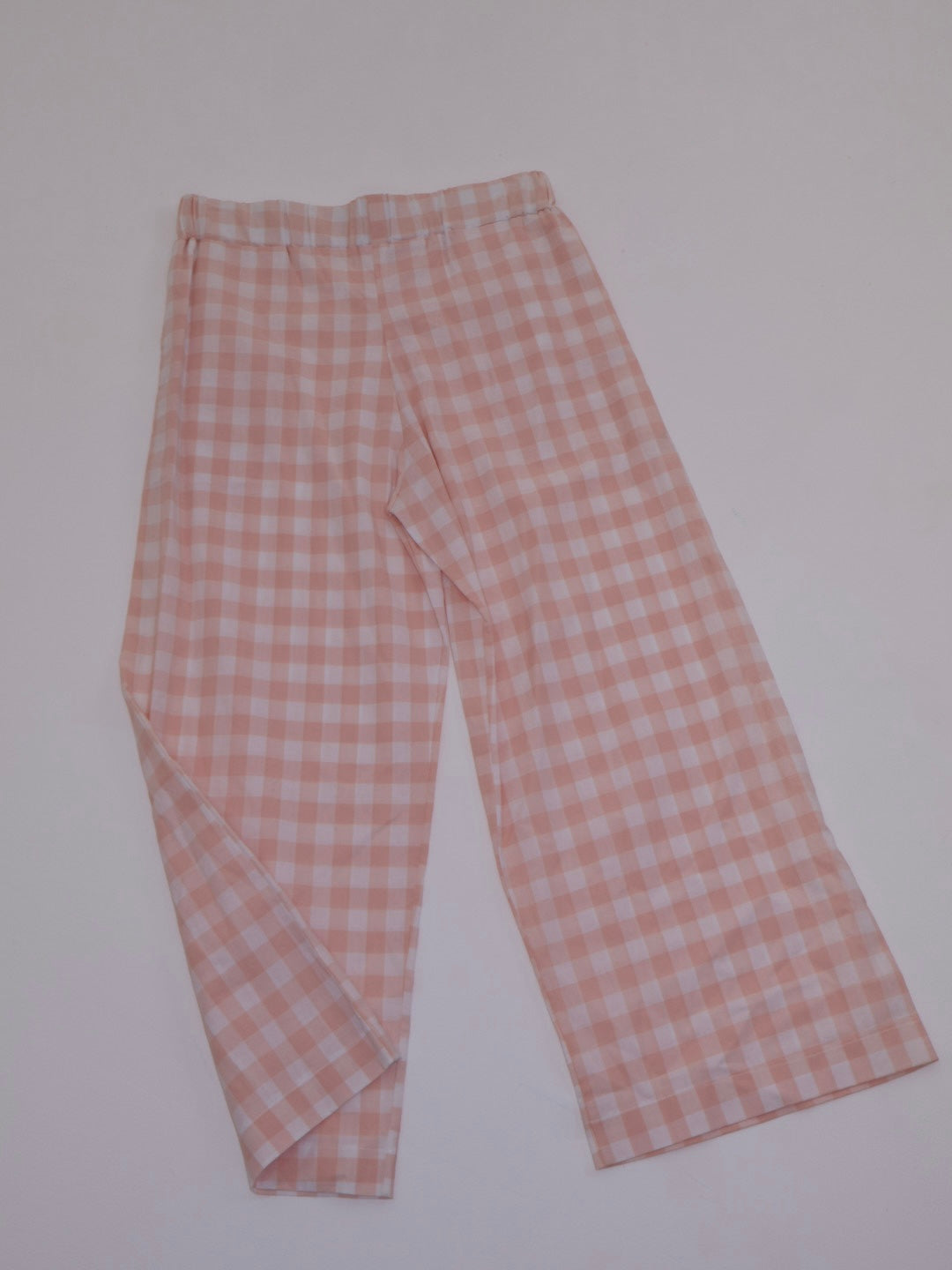 Agnes Pants - Cotton Pink Checks