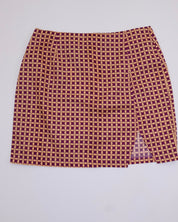 Sass Skirt - 70's Geometric Print