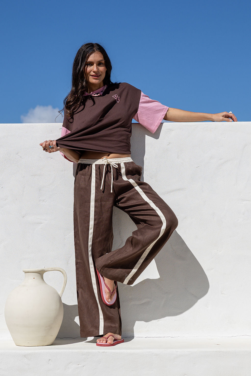 Everyday Linen Pant |Coco