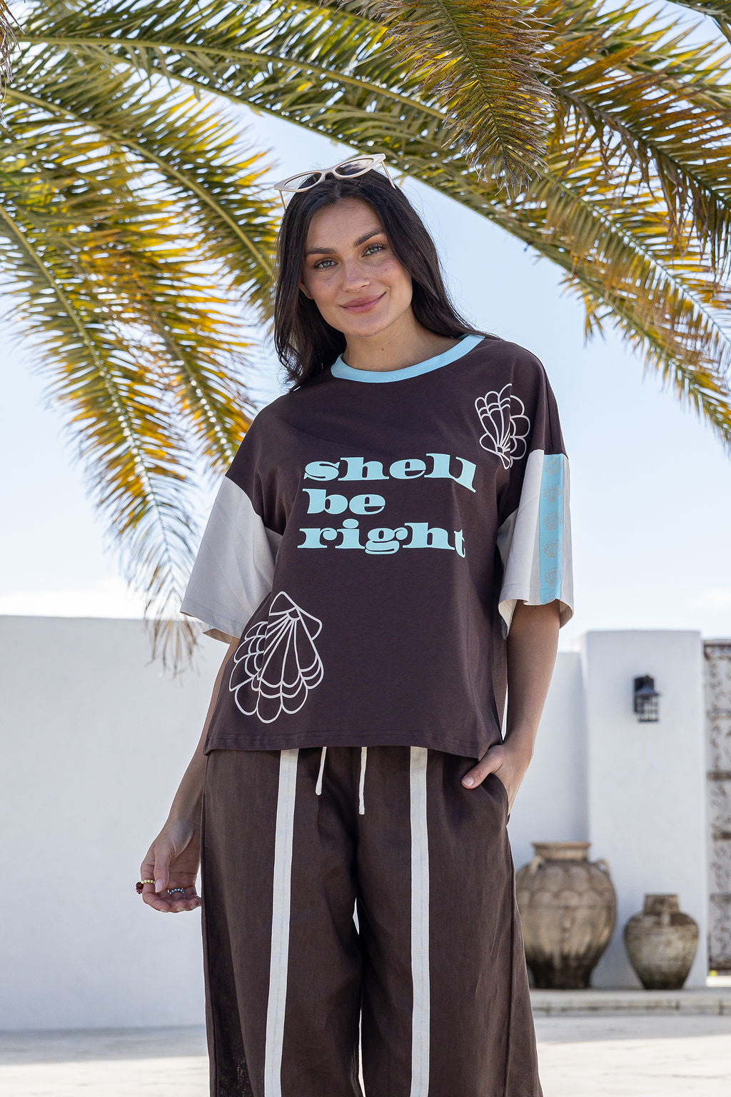 Relaxed Cotton Tee | Shell