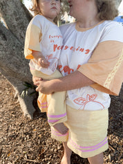 Mummy + Mini Peachy Tee - ROSE + REGGIE