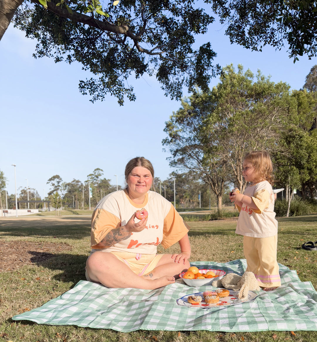 Mummy + Mini Peachy Tee - ROSE + REGGIE
