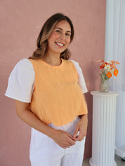 ROSE + REGGIE LINEN TOP