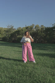 Henry Pants - Candy Pink Linen