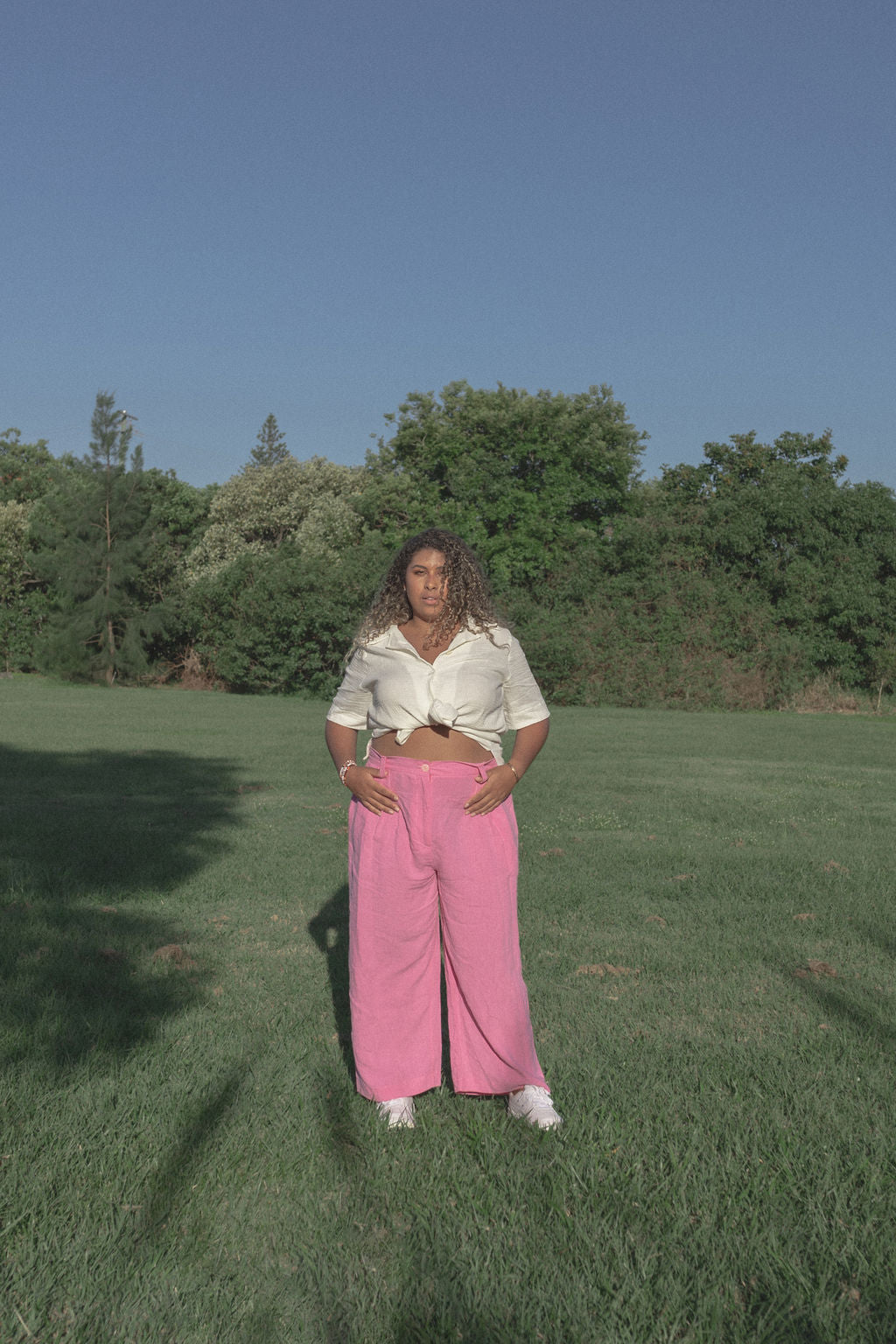 Henry Pants - Candy Pink Linen